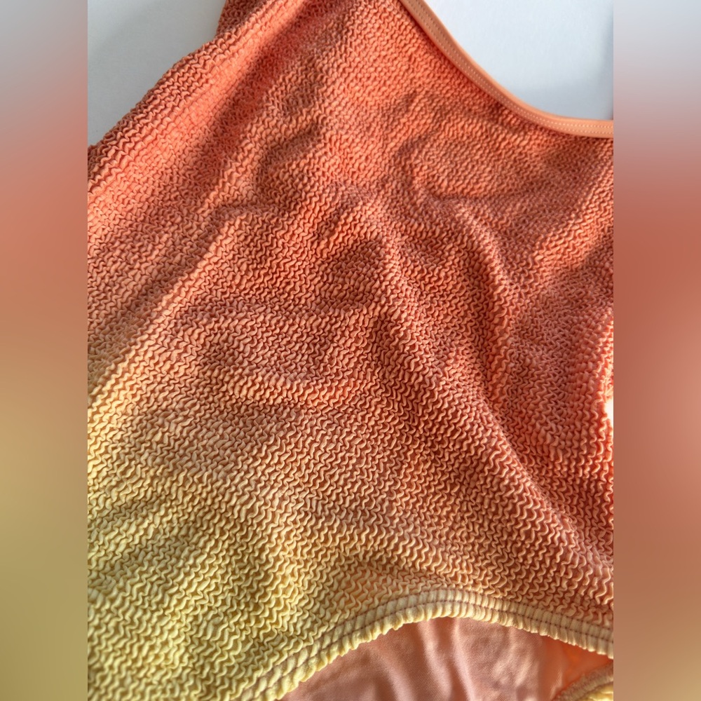 Good American Always Fits Ombre Swimsuit, Peach Ring, Nee With Tags - Picture 8 of 11